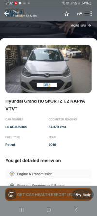 Hyundai i10 Sportz 2016 Model