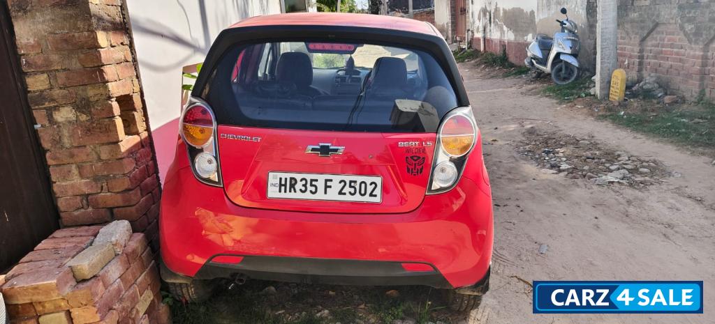 Super Red Chevrolet Beat ls petrol Super Red Chevrolet Beat ls petrol