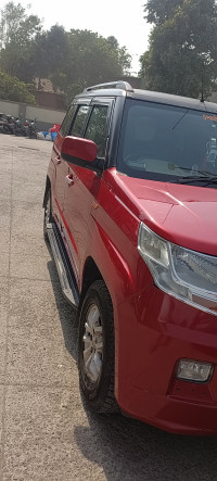 Red And Black Mahindra TUV300 T8 automatic disel