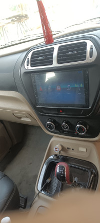 Red And Black Mahindra TUV300 T8 automatic disel