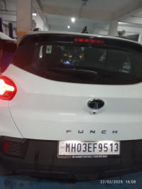 Black And White Tata Punch Creative AMT Dual Tone