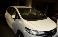 White Honda  Jazz