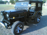 Black Mahindra Jeep