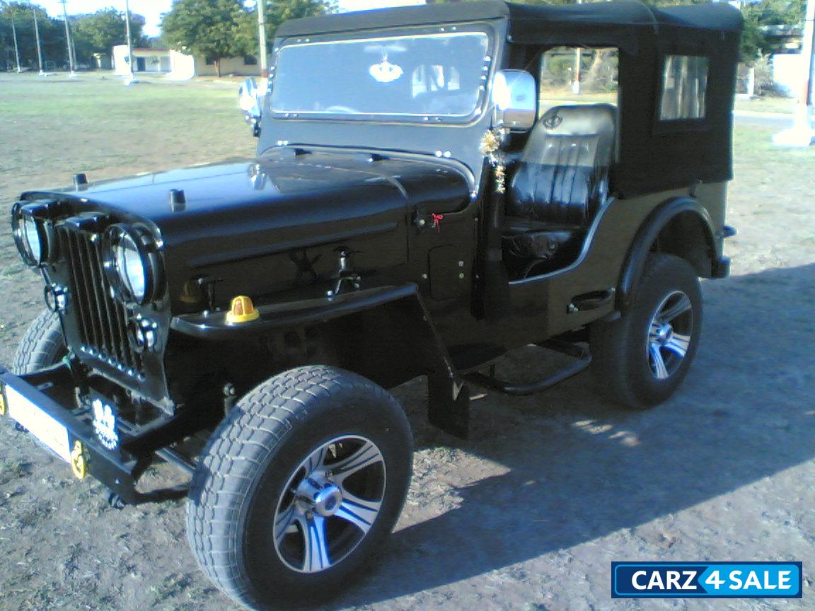 Black Mahindra Jeep