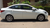 White Hyundai Verna