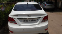 White Hyundai Verna