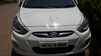 White Hyundai Verna