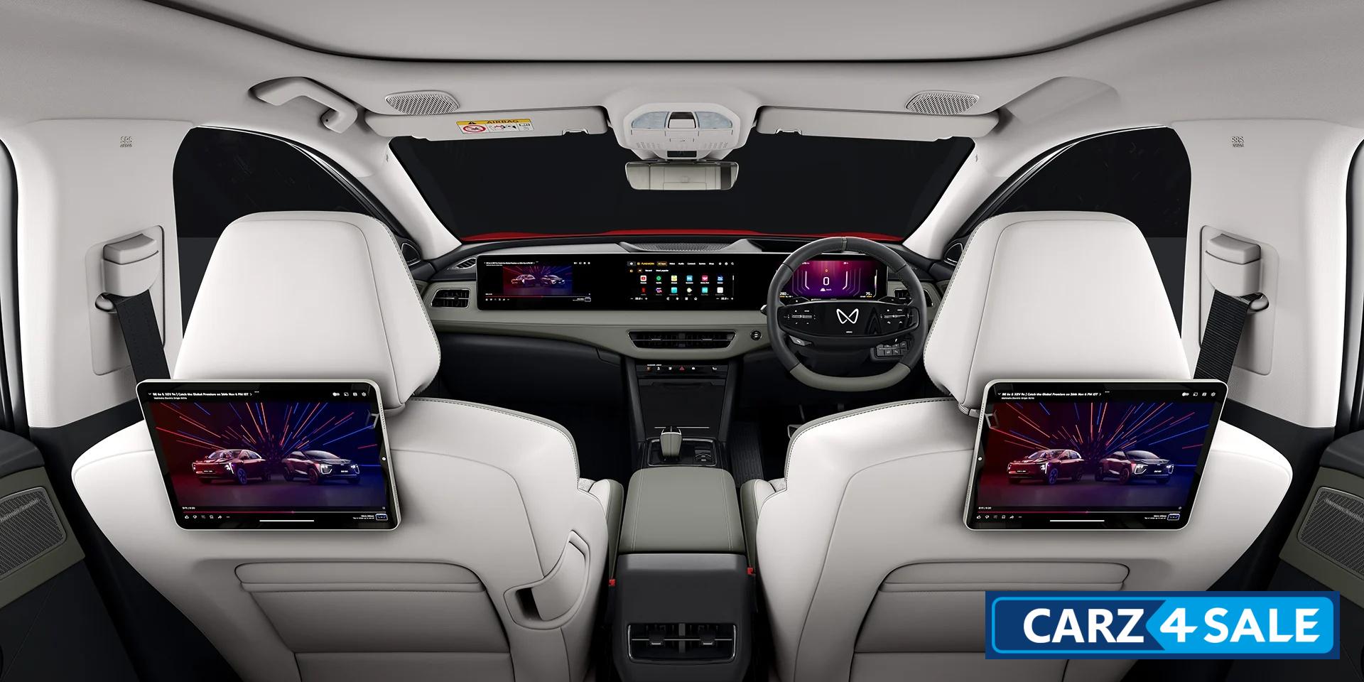 Mahindra XEV 9e - Rear Entertainment Screens