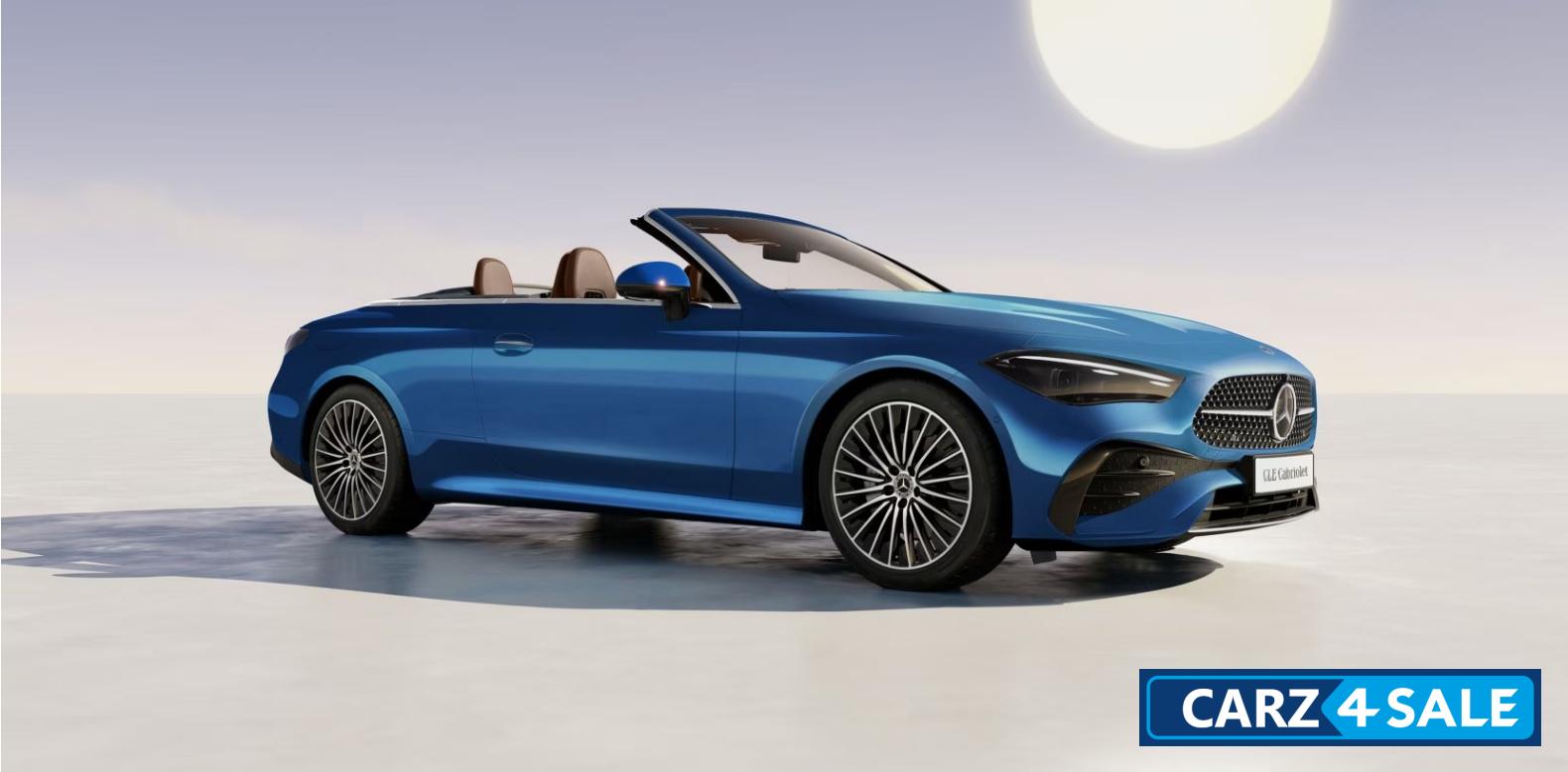 Mercedes-Benz CLE 300 Cabriolet 4MATIC - Spectral Blue (Available with Leather tonka brown / black | Fabric soft top in black