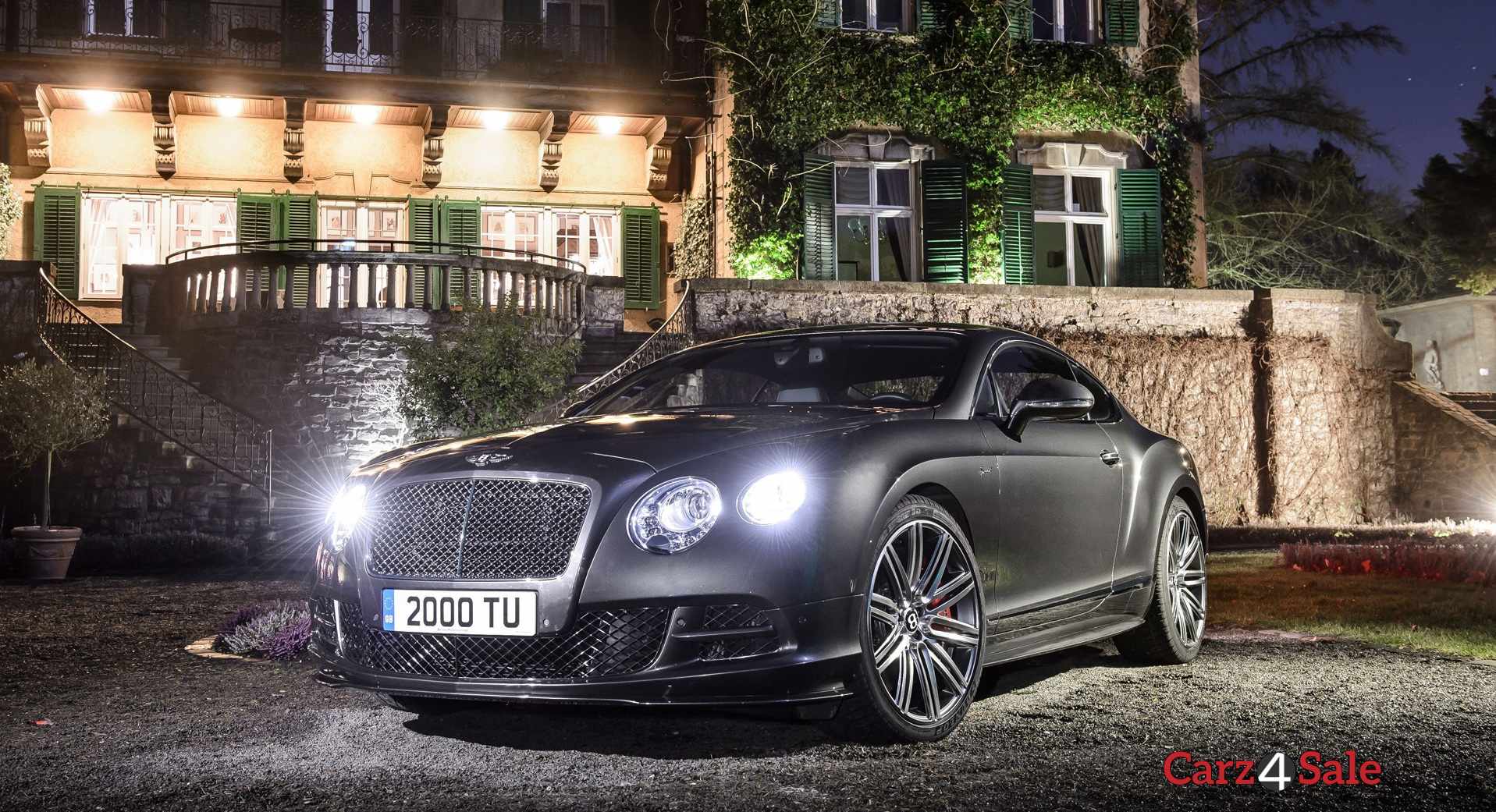 Bentley Continental Gt Speed Front Night View