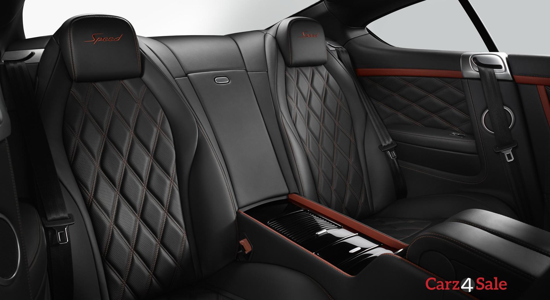 Bentley Continental Gt Speed Rear Seats