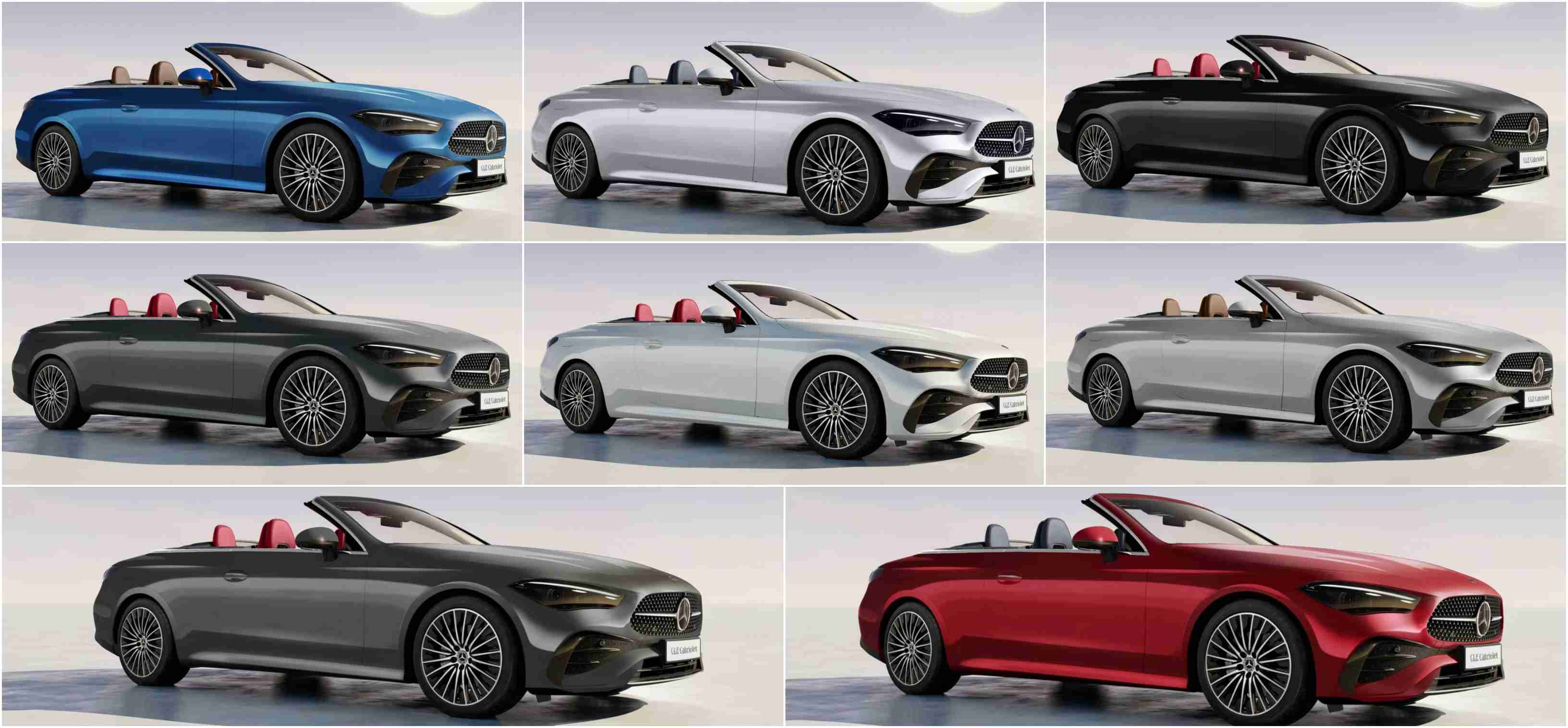 Mercedes Benz CLE Cabriolet Colours