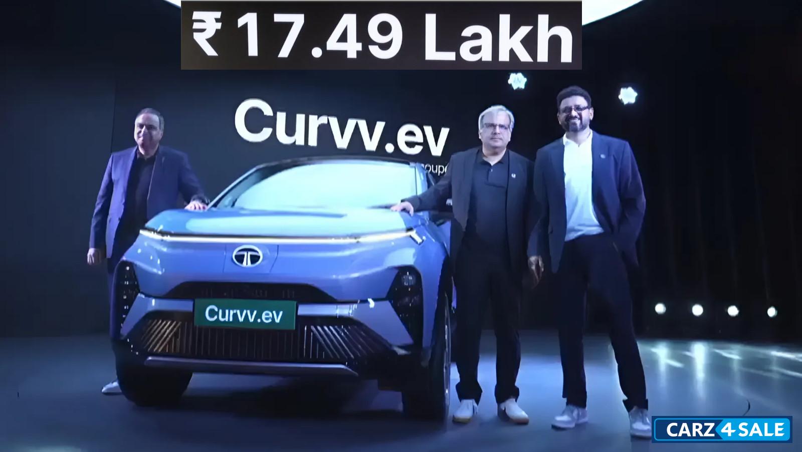 Tata Curvv Ev Launched In India At 17 49 Lakh and ICE version details revealed